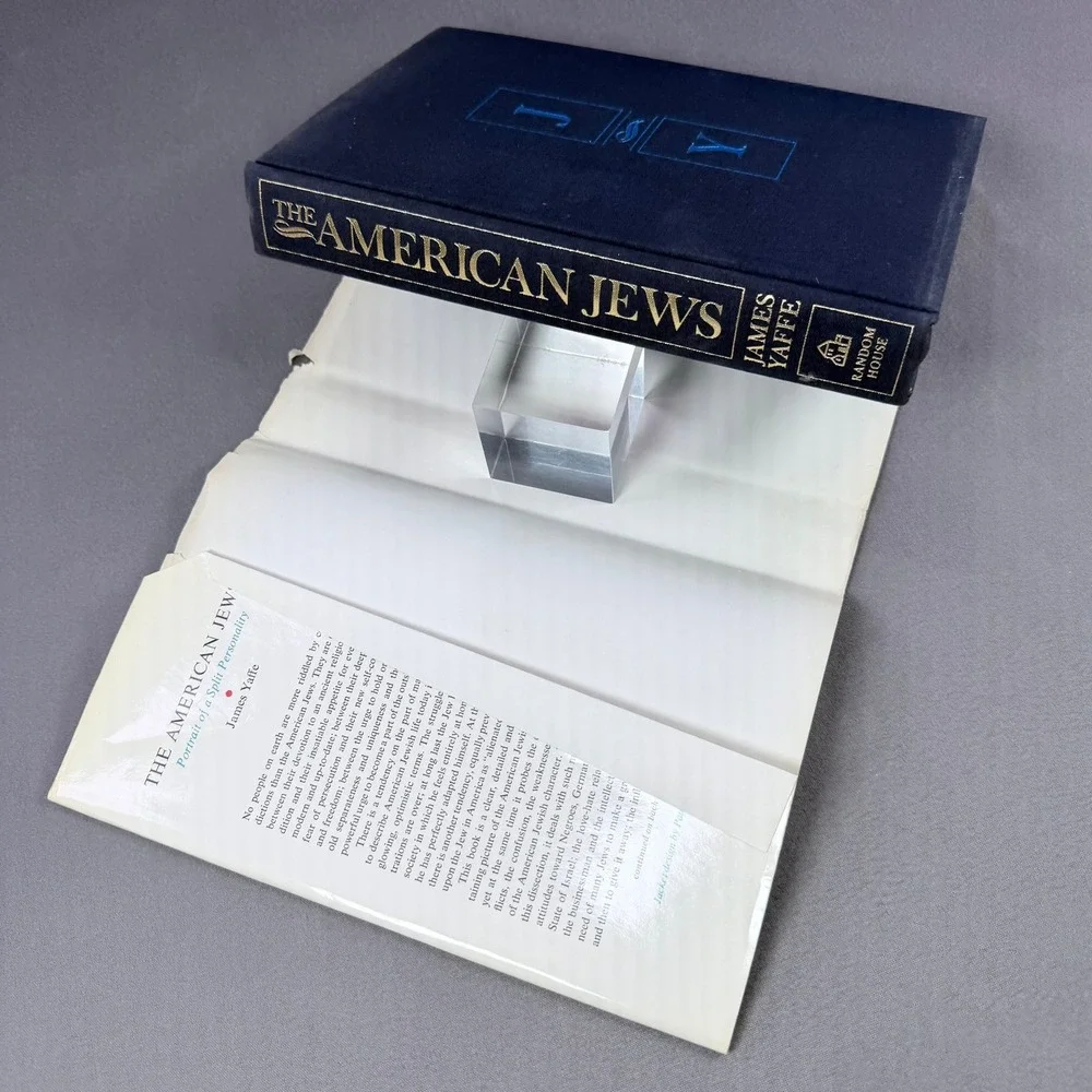 James Yaffe The American‎ Jews Hardcover 1968 First Edition Sociology Book